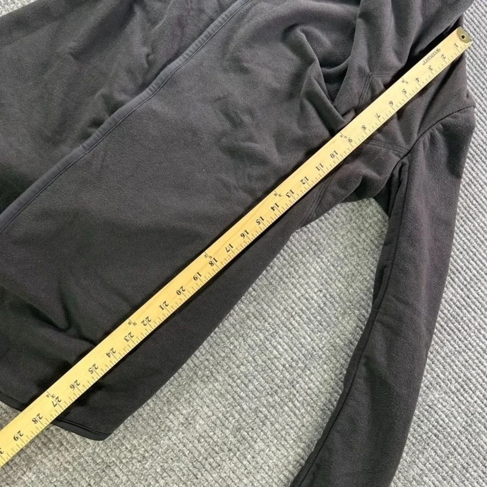 Lululemon Presence Of Mind Black Fleece Wrap Jacket Zip Sleeve Women No Size Tag